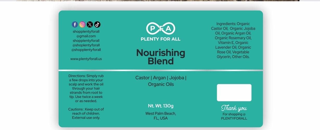 PlentyForAll Hair Oil